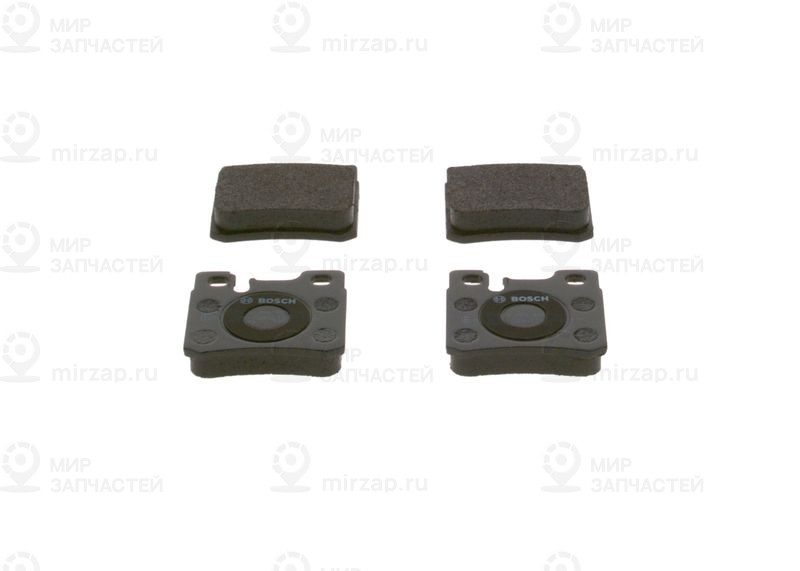 Комплект тормозных колодок, дисковый тормоз BOSCH 0986490260