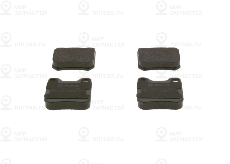 Комплект тормозных колодок, дисковый тормоз BOSCH 0986490500