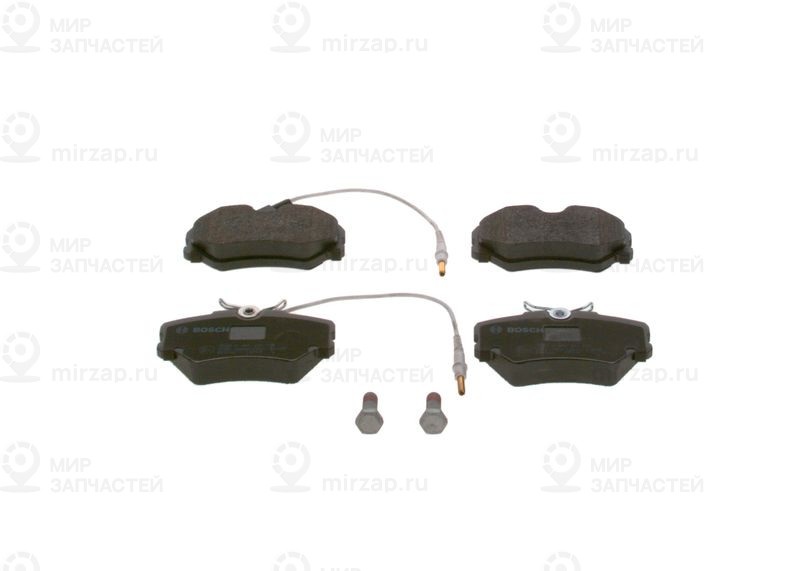 Комплект тормозных колодок, дисковый тормоз BOSCH 0986492090