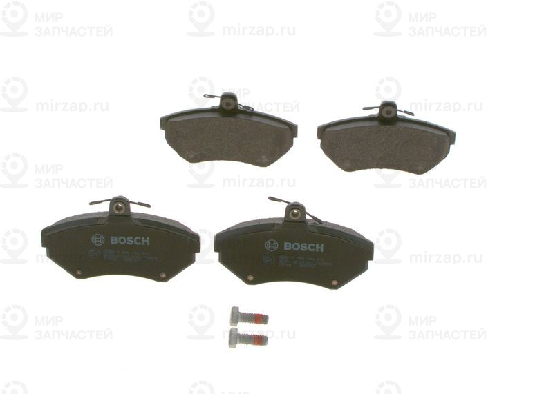 Комплект тормозных колодок, дисковый тормоз BOSCH 0986494010