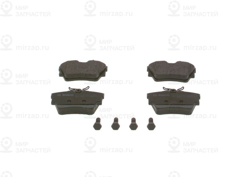 Комплект тормозных колодок, дисковый тормоз BOSCH 0986494040
