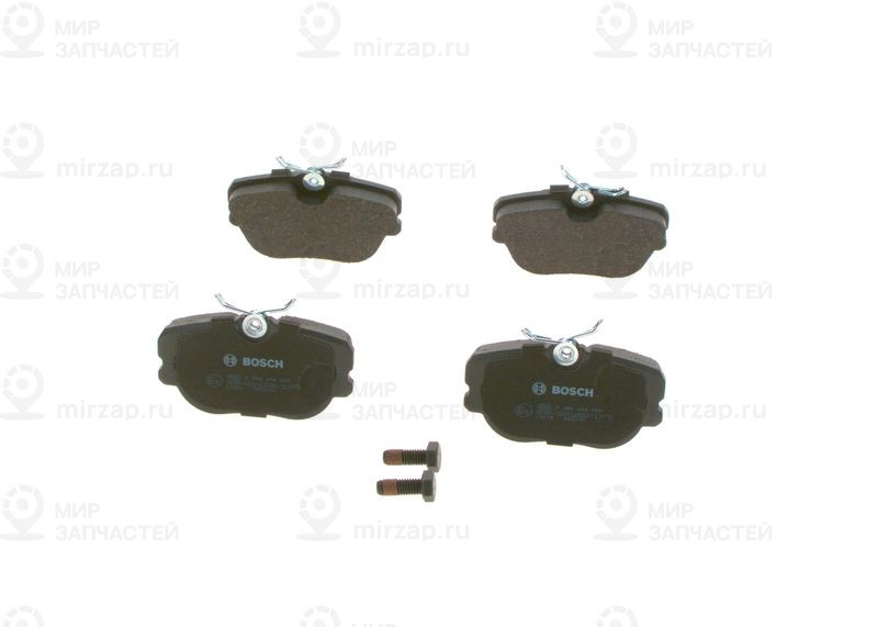 Комплект тормозных колодок, дисковый тормоз BOSCH 0986494058