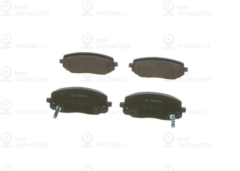Комплект тормозных колодок, дисковый тормоз BOSCH 0986494064