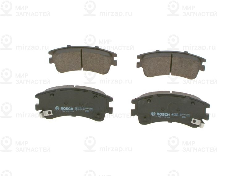 Комплект тормозных колодок, дисковый тормоз BOSCH 0986494079