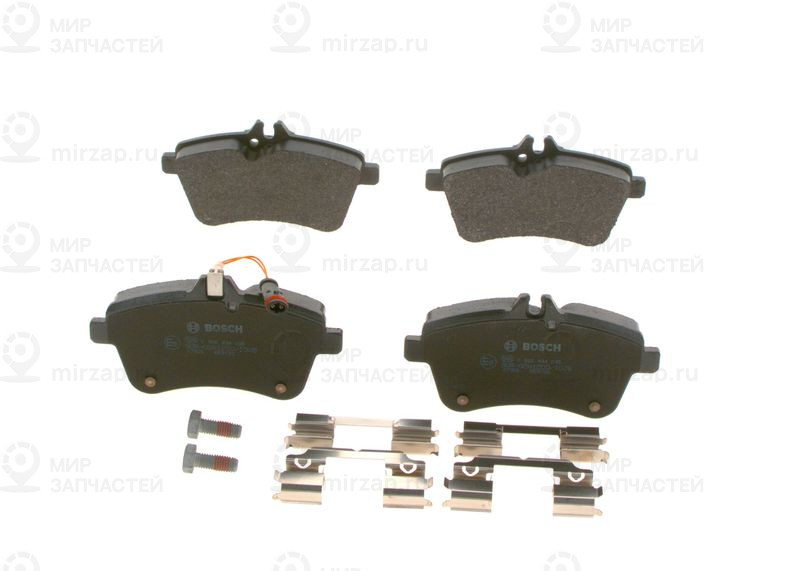 Комплект тормозных колодок, дисковый тормоз BOSCH 0986494085