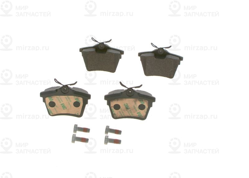 Комплект тормозных колодок, дисковый тормоз BOSCH 0986494095