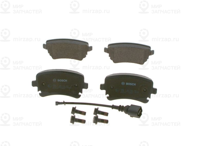Комплект тормозных колодок, дисковый тормоз BOSCH 0986494108