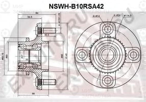 Запчасть ASVA NSWHB10RSA42