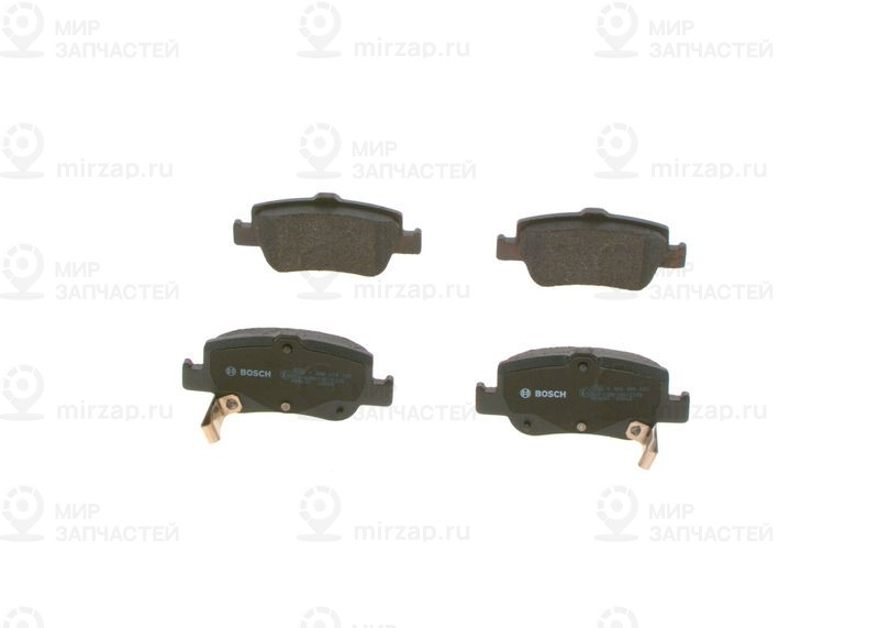 Комплект тормозных колодок, дисковый тормоз BOSCH 0986494182