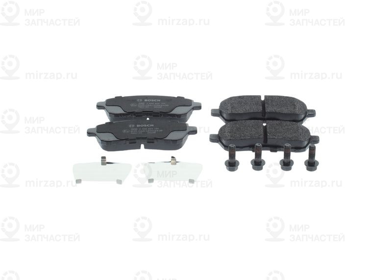 Комплект тормозных колодок, дисковый тормоз BOSCH 0986494195