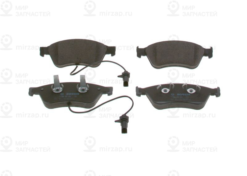 Комплект тормозных колодок, дисковый тормоз BOSCH 0986494200