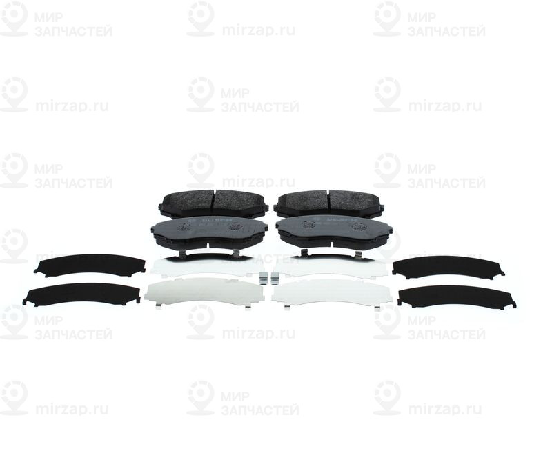 Комплект тормозных колодок, дисковый тормоз BOSCH 0986494204