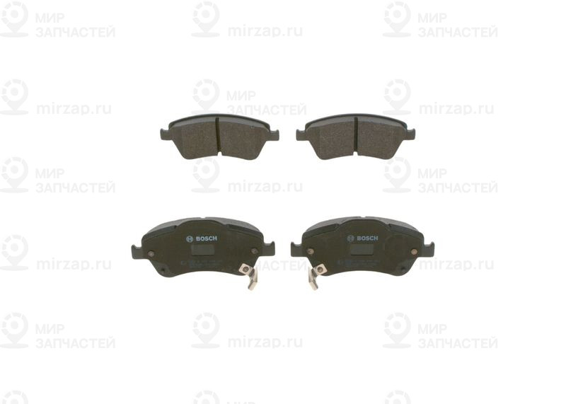 Комплект тормозных колодок, дисковый тормоз BOSCH 0986494260