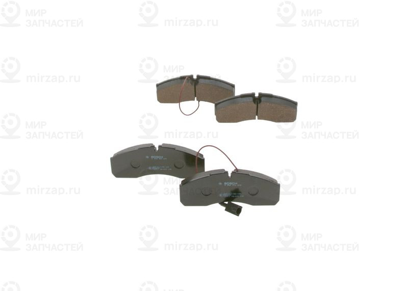 Комплект тормозных колодок, дисковый тормоз BOSCH 0986494278