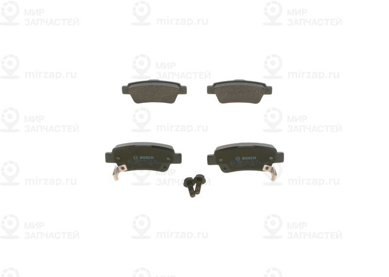 Комплект тормозных колодок, дисковый тормоз BOSCH 0986494329