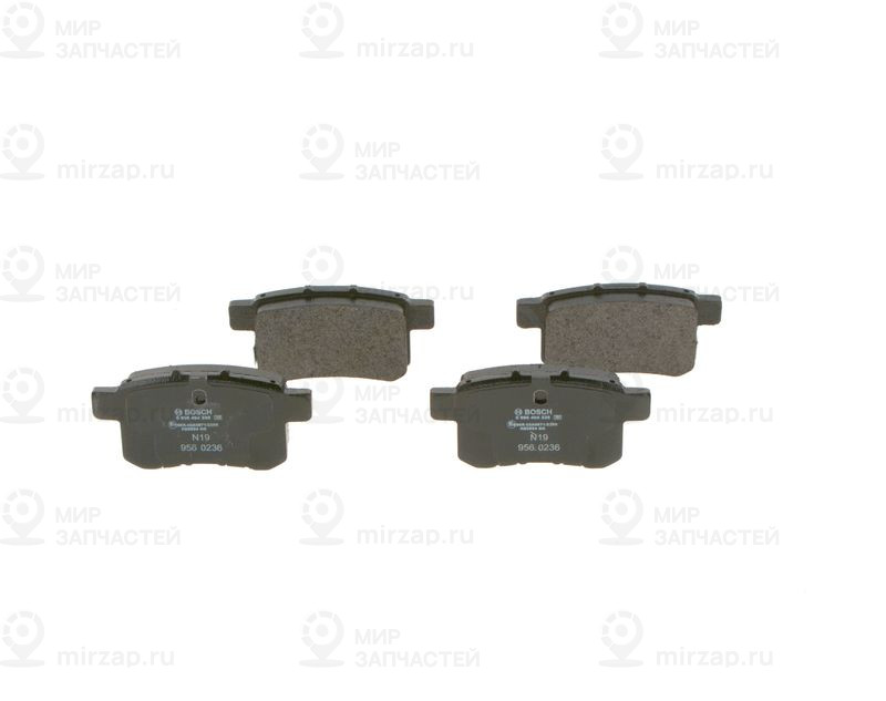 Комплект тормозных колодок, дисковый тормоз BOSCH 0986494338