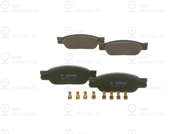 Комплект тормозных колодок, дисковый тормоз BOSCH 0986494355