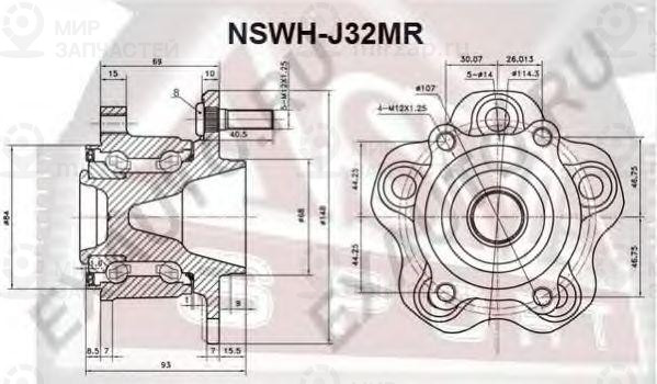 Запчасть ASVA NSWHJ32MR