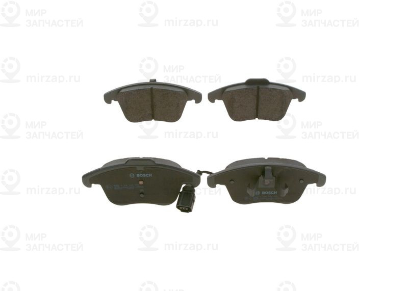 Комплект тормозных колодок, дисковый тормоз BOSCH 0986494372