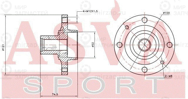 Запчасть ASVA NSWHK12F