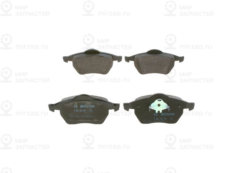 Комплект тормозных колодок, дисковый тормоз BOSCH 0986494390