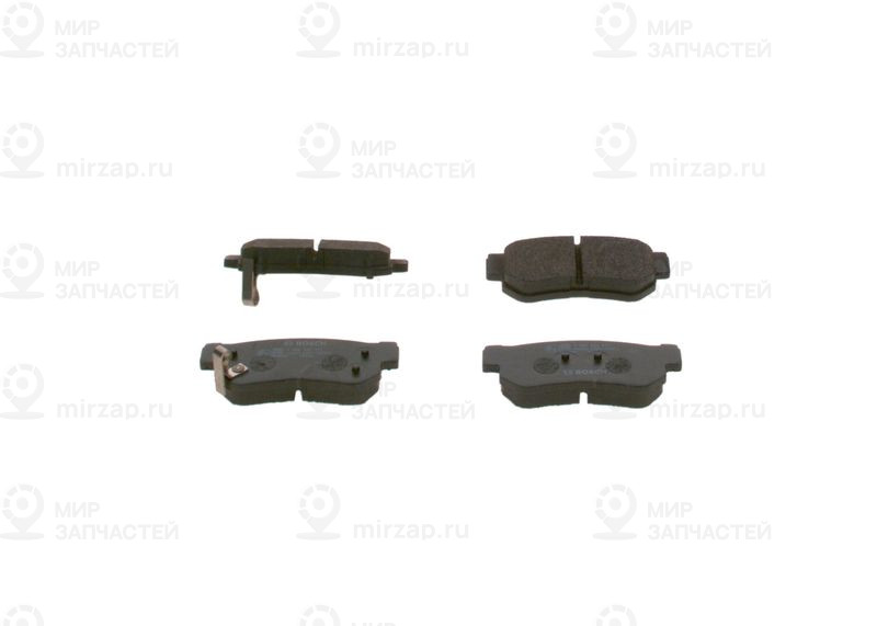 Комплект тормозных колодок, дисковый тормоз BOSCH 0986494417