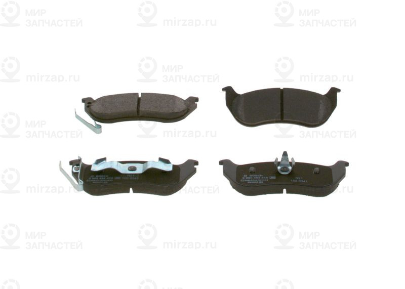Комплект тормозных колодок, дисковый тормоз BOSCH 0986494419