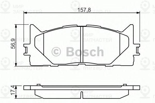 Запчасть BOSCH 0986494430
