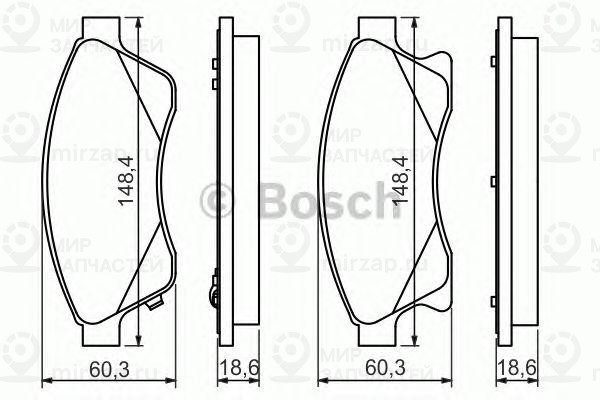 Запчасть BOSCH 0986494433