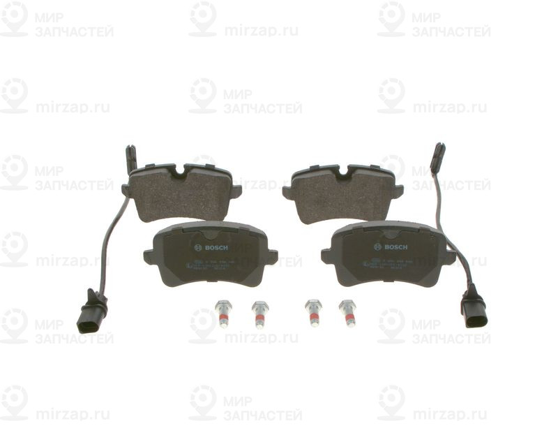 Комплект тормозных колодок, дисковый тормоз BOSCH 0986494446