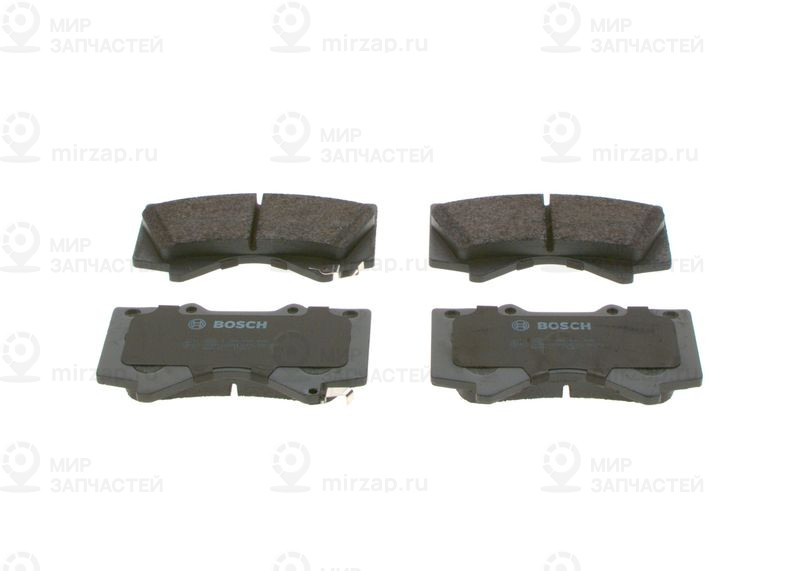 Комплект тормозных колодок, дисковый тормоз BOSCH 0986494449