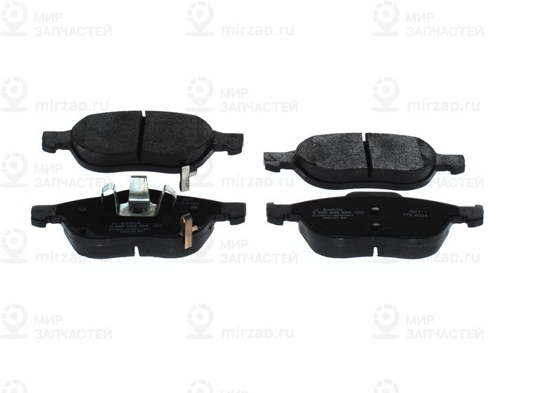 Комплект тормозных колодок, дисковый тормоз BOSCH 0986494485