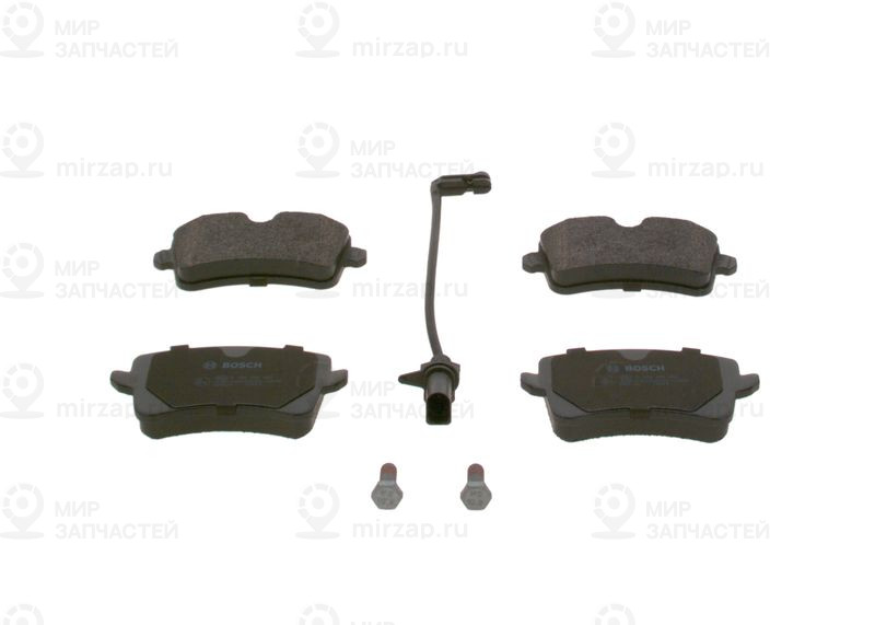 Комплект тормозных колодок, дисковый тормоз BOSCH 0986494488
