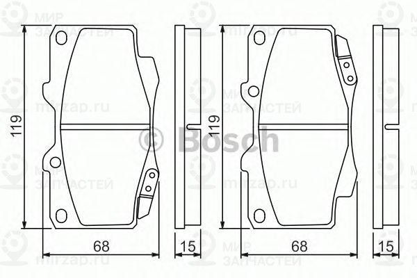 Запчасть BOSCH 0986494497