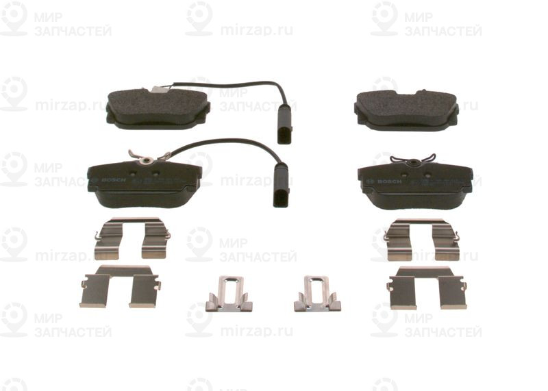 Комплект тормозных колодок, дисковый тормоз BOSCH 0986494529