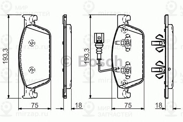 Запчасть BOSCH 0986494553