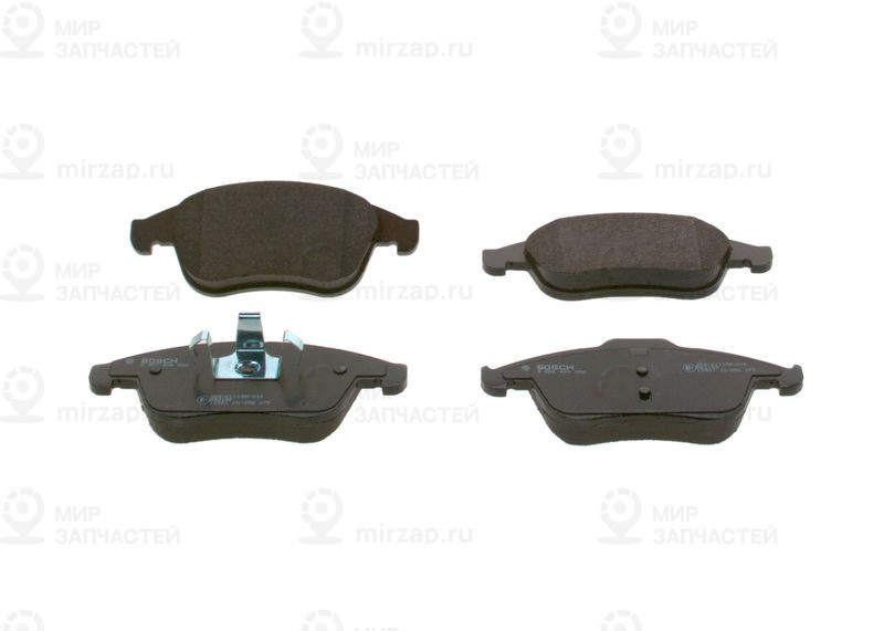 Комплект тормозных колодок, дисковый тормоз BOSCH 0986494556