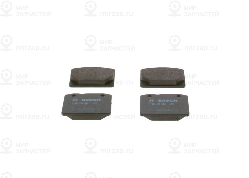 Комплект тормозных колодок, дисковый тормоз BOSCH 0986494568