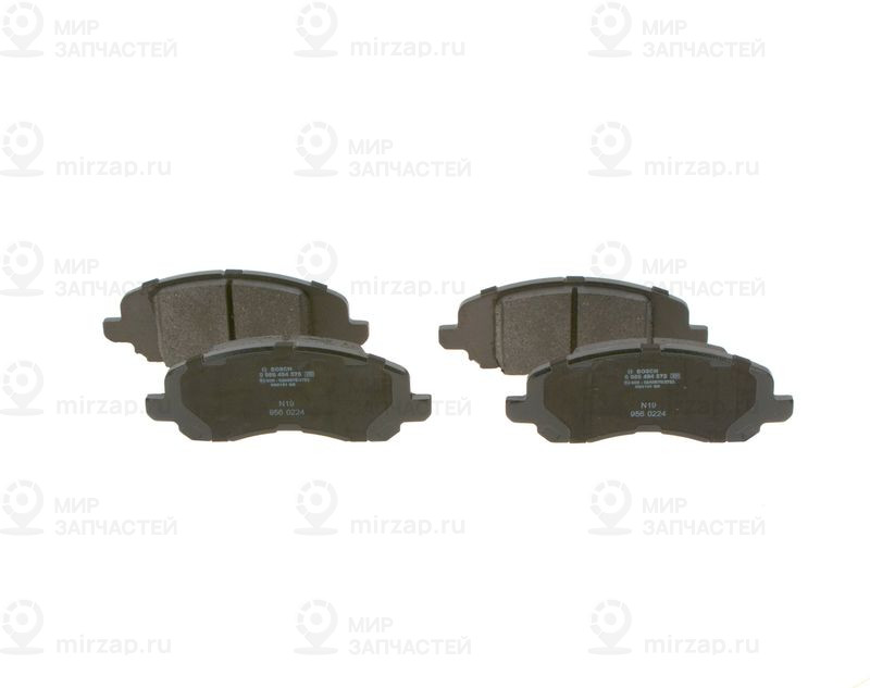 Комплект тормозных колодок, дисковый тормоз BOSCH 0986494575