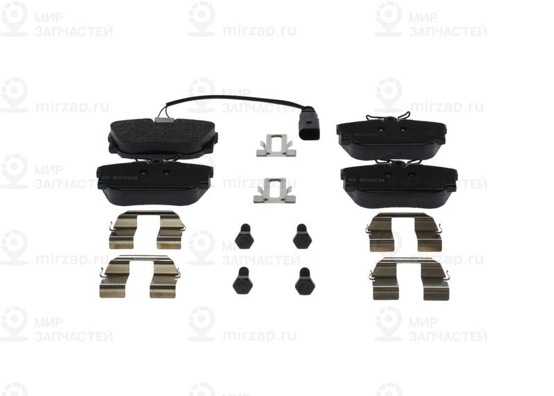 Комплект тормозных колодок, дисковый тормоз BOSCH 0986494619