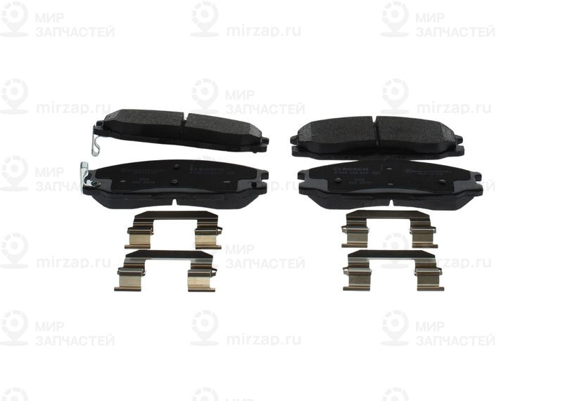 Комплект тормозных колодок, дисковый тормоз BOSCH 0986494650