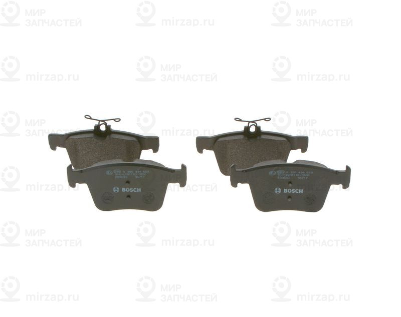 Комплект тормозных колодок, дисковый тормоз BOSCH 0986494659