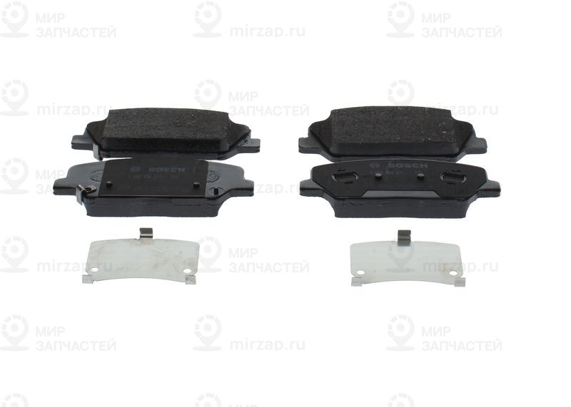 Комплект тормозных колодок, дисковый тормоз BOSCH 0986494671
