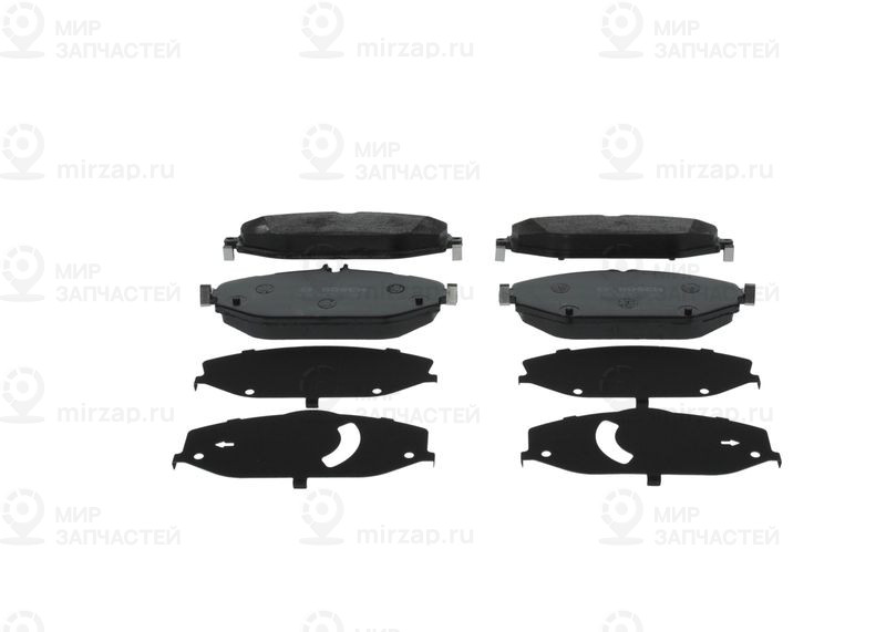 Комплект тормозных колодок, дисковый тормоз BOSCH 0986494751