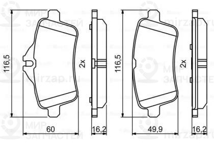 Запчасть BOSCH 0986494771