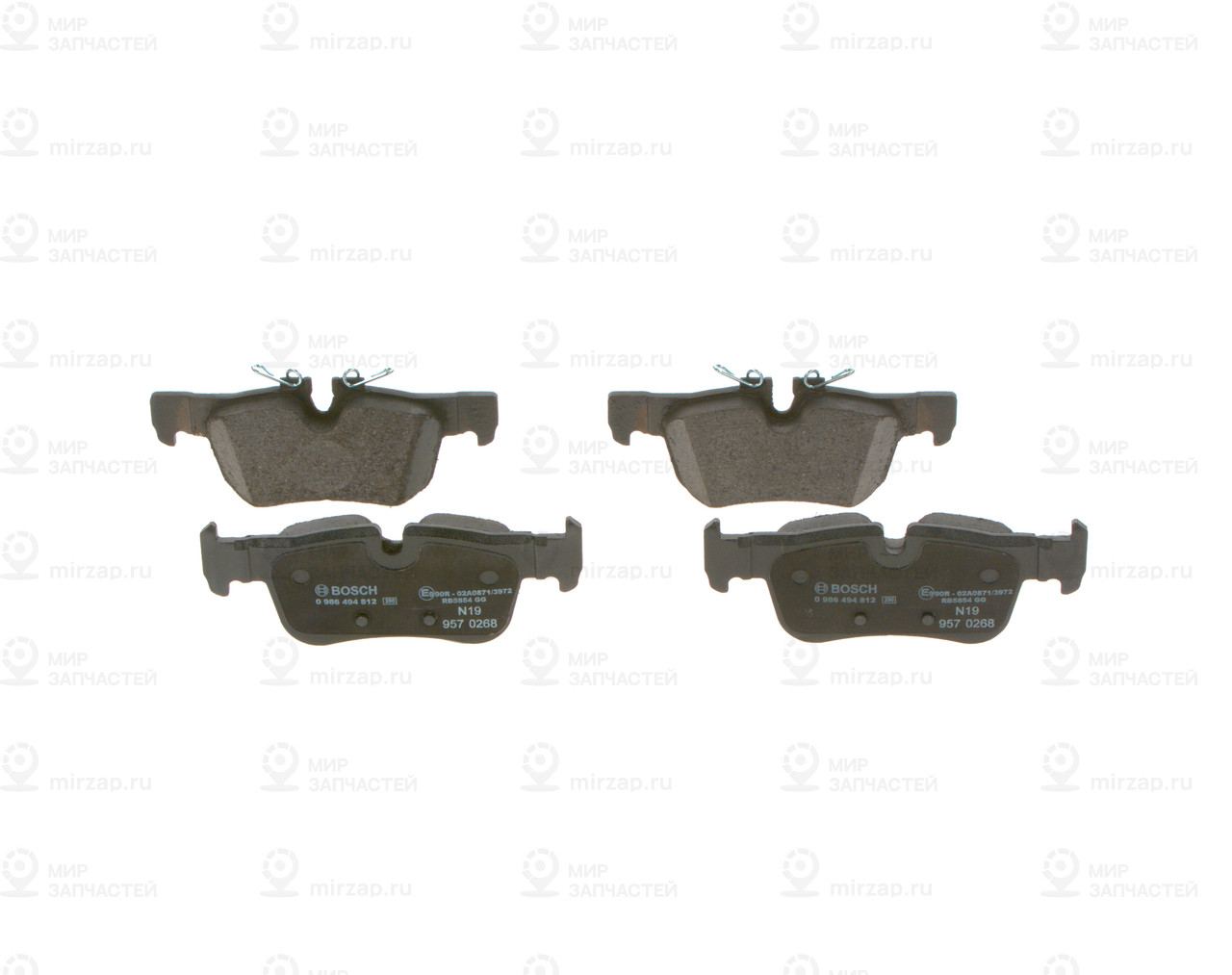 Дисковые Колодки Задние BOSCH 0986494812
