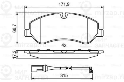 Запчасть BOSCH 0986494844