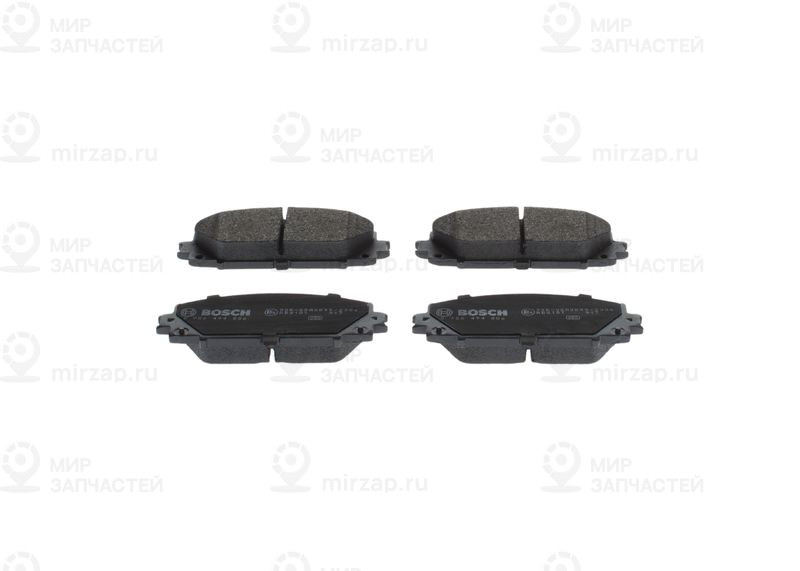 Комплект тормозных колодок, дисковый тормоз BOSCH 0986494886