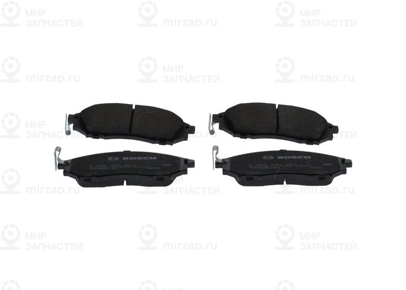 Комплект тормозных колодок, дисковый тормоз BOSCH 0986494890