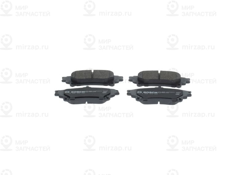 Комплект тормозных колодок, дисковый тормоз BOSCH 0986494907